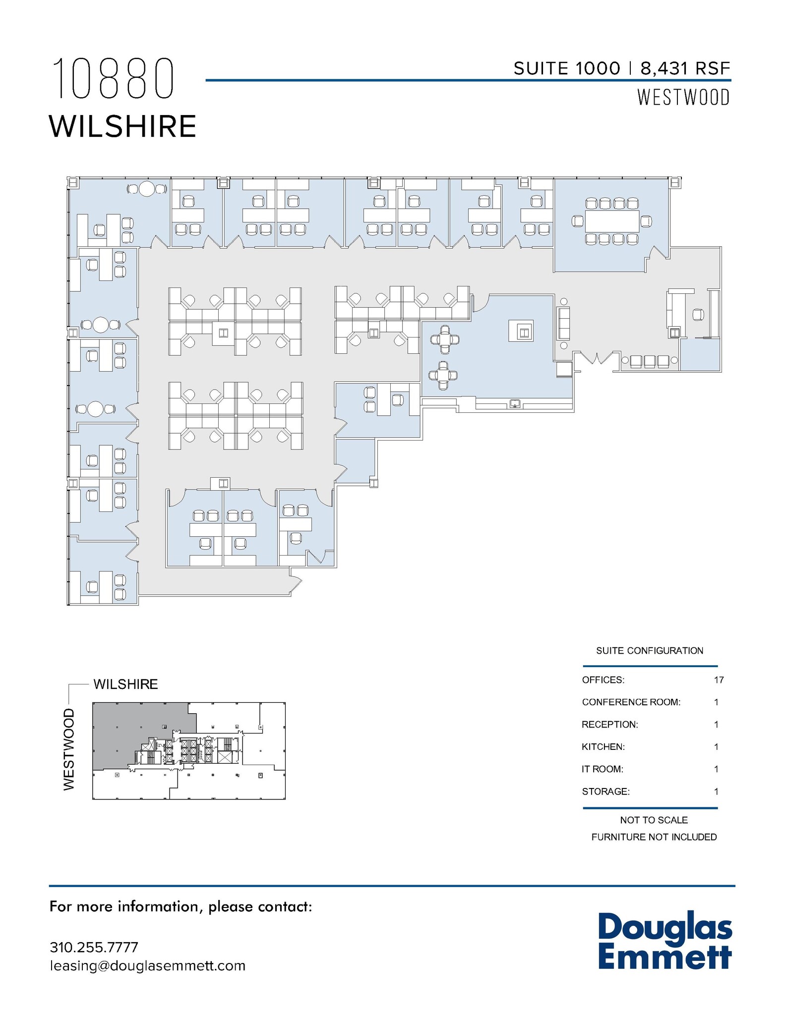 10880 Wilshire Blvd, Los Angeles, CA for lease Floor Plan- Image 1 of 1