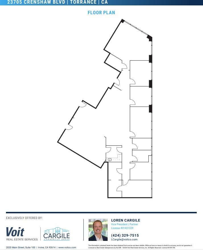 23705 Crenshaw Blvd, Torrance, CA for lease Floor Plan- Image 1 of 1