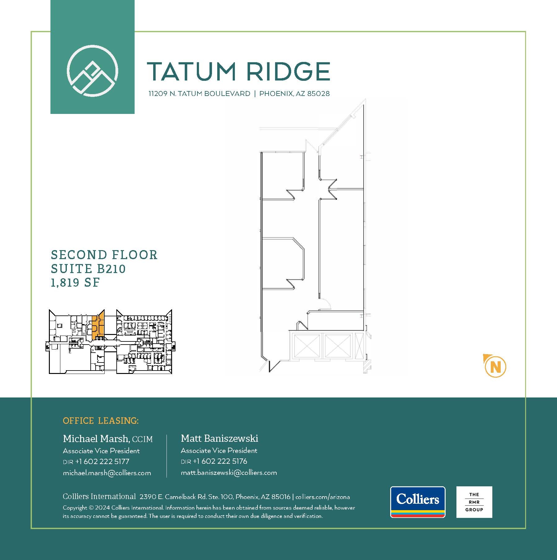 11209 N Tatum Blvd, Phoenix, AZ for lease Floor Plan- Image 1 of 1