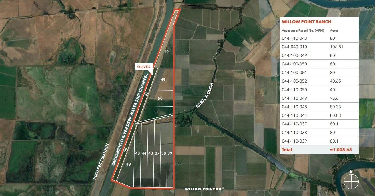 Courtland Rd & Willow Point Ranch, Clarksburg, CA 95612 Land for Sale