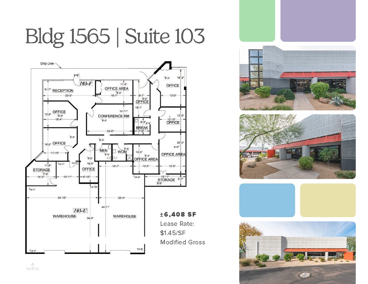 1575 W University Dr, Tempe, AZ for lease Floor Plan- Image 1 of 1