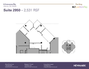 6 Concourse Pky NE, Atlanta, GA for lease Floor Plan- Image 1 of 1
