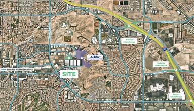 1786 Whitney Mesa Dr, Henderson, NV - aerial  map view