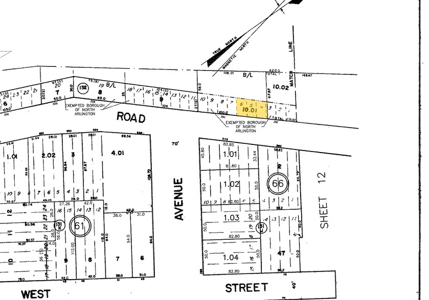 309-319 River Rd, North Arlington, NJ for sale - Plat Map - Image 2 of 2