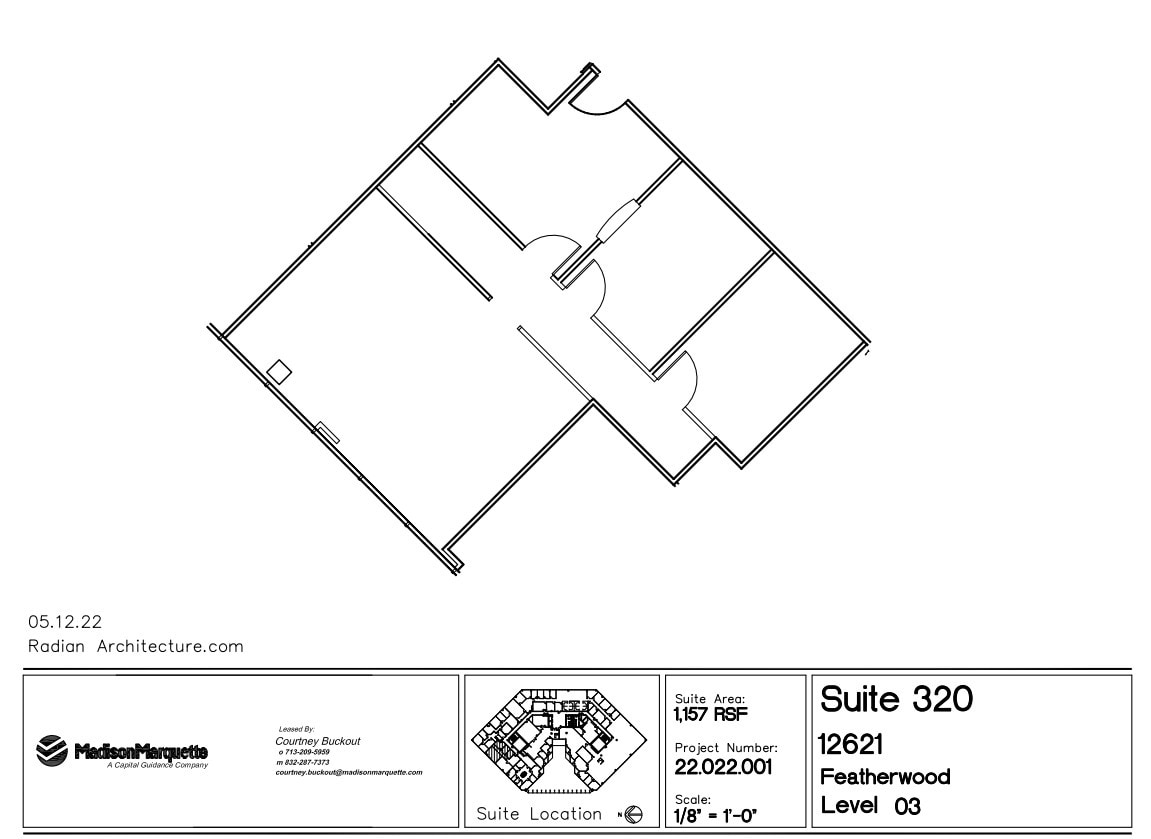 12621 Featherwood Dr, Houston, TX for lease Floor Plan- Image 1 of 1