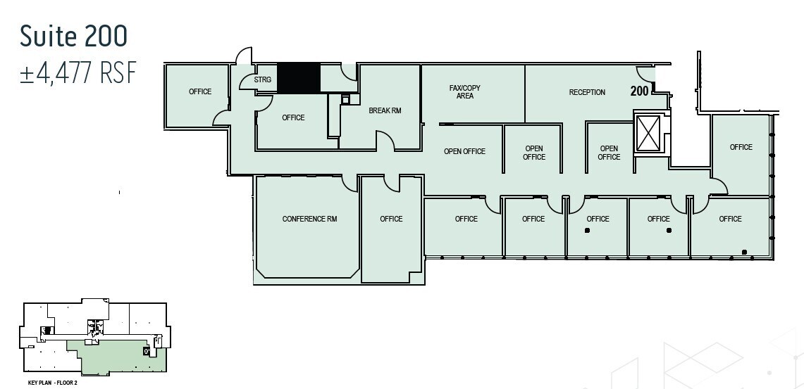 2890 N Main St, Walnut Creek, CA for lease Floor Plan- Image 1 of 1