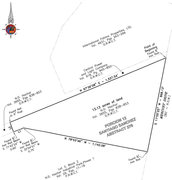 13522 Mercury Dr, Laredo, TX for sale - Plat Map - Image 3 of 5