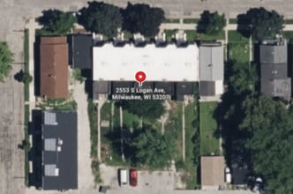 2553-2565 S Logan Ave, Milwaukee, WI - Aerial  map view