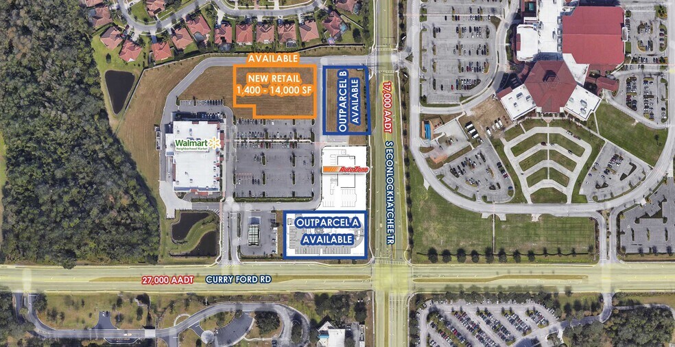 NWC Curry Ford Rd & Econlockatchee Trl, Orlando, FL 32825 Plaza at