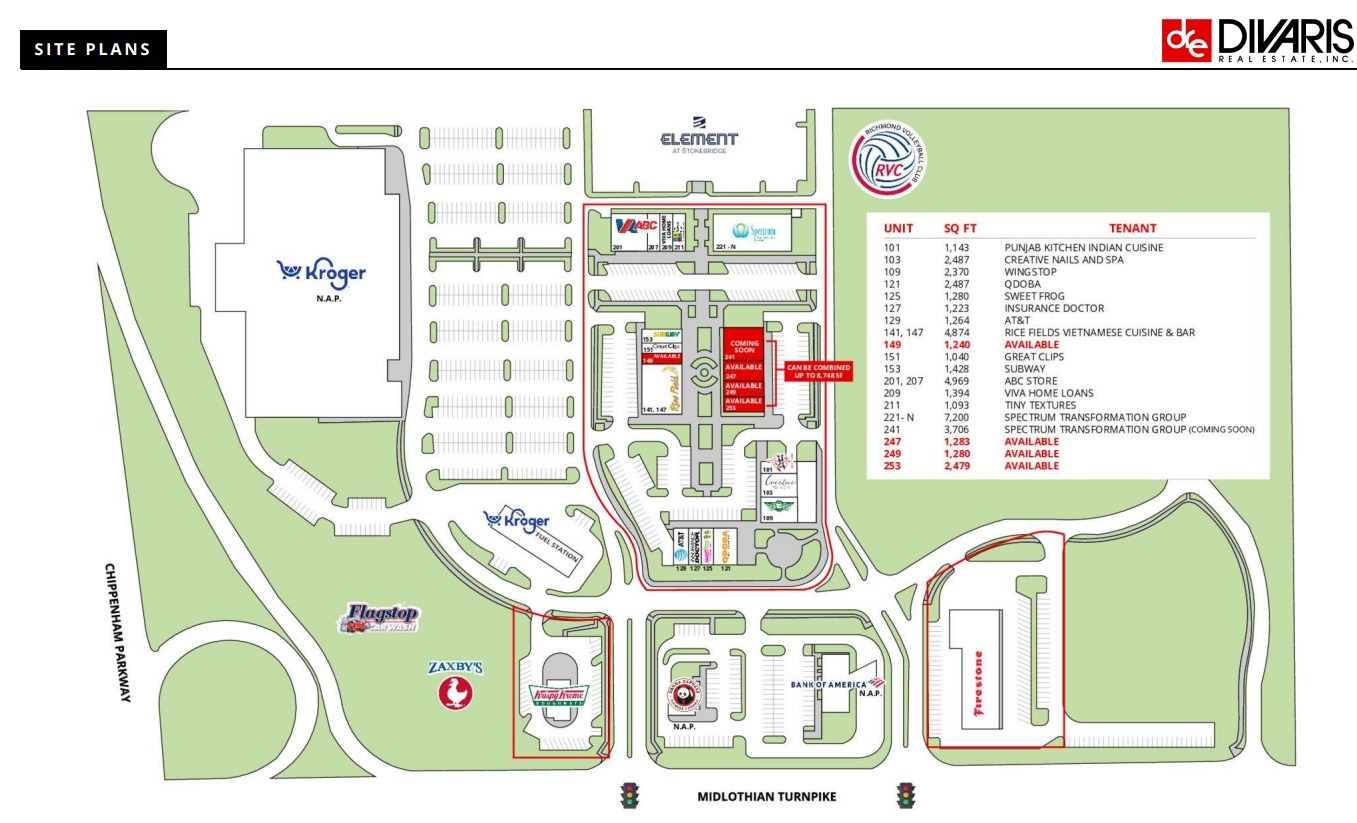 Midlothian Tpke, Chesterfield, VA for lease Site Plan- Image 1 of 1