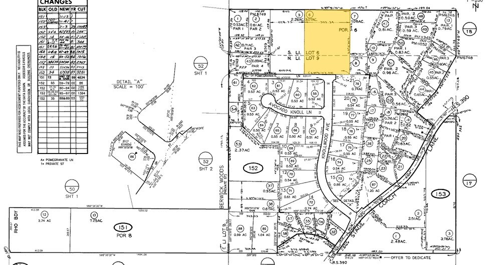 2008 Pomegranate Ln, Fallbrook, CA for sale - Plat Map - Image 1 of 1