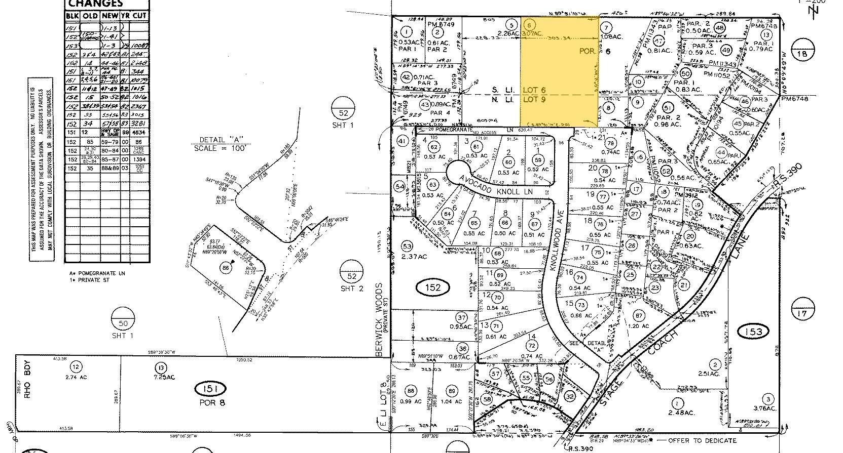 2008 Pomegranate Ln, Fallbrook, CA for sale Plat Map- Image 1 of 1