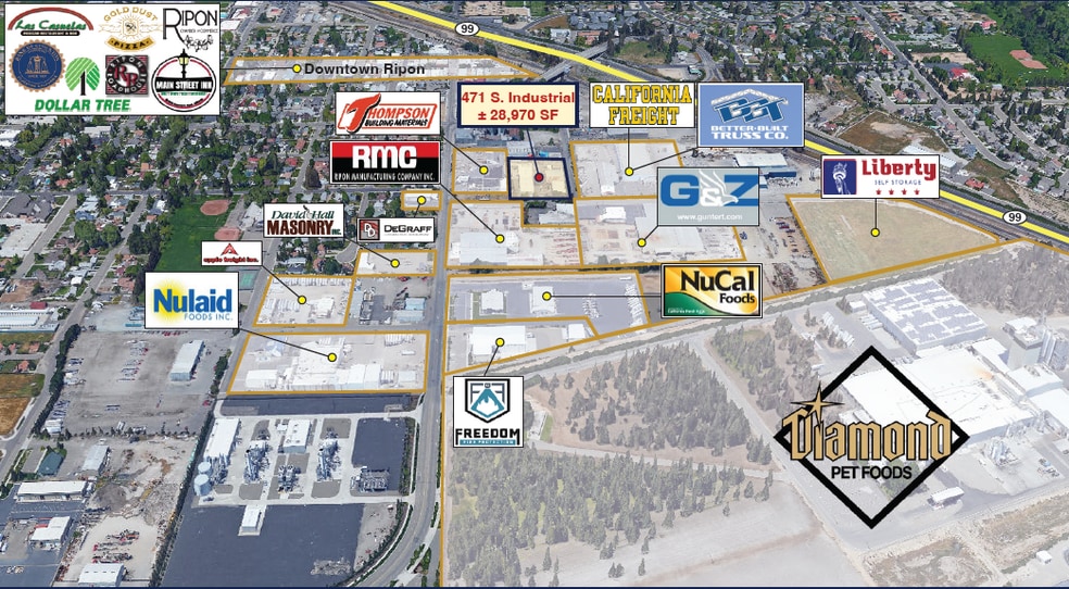 471 Industrial Ave, Ripon, CA for lease - Building Photo - Image 1 of 24