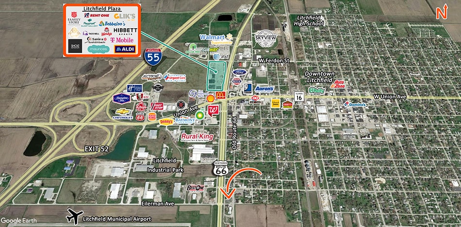 832 Old Rte 66 S, Litchfield, IL for sale - Building Photo - Image 2 of 8