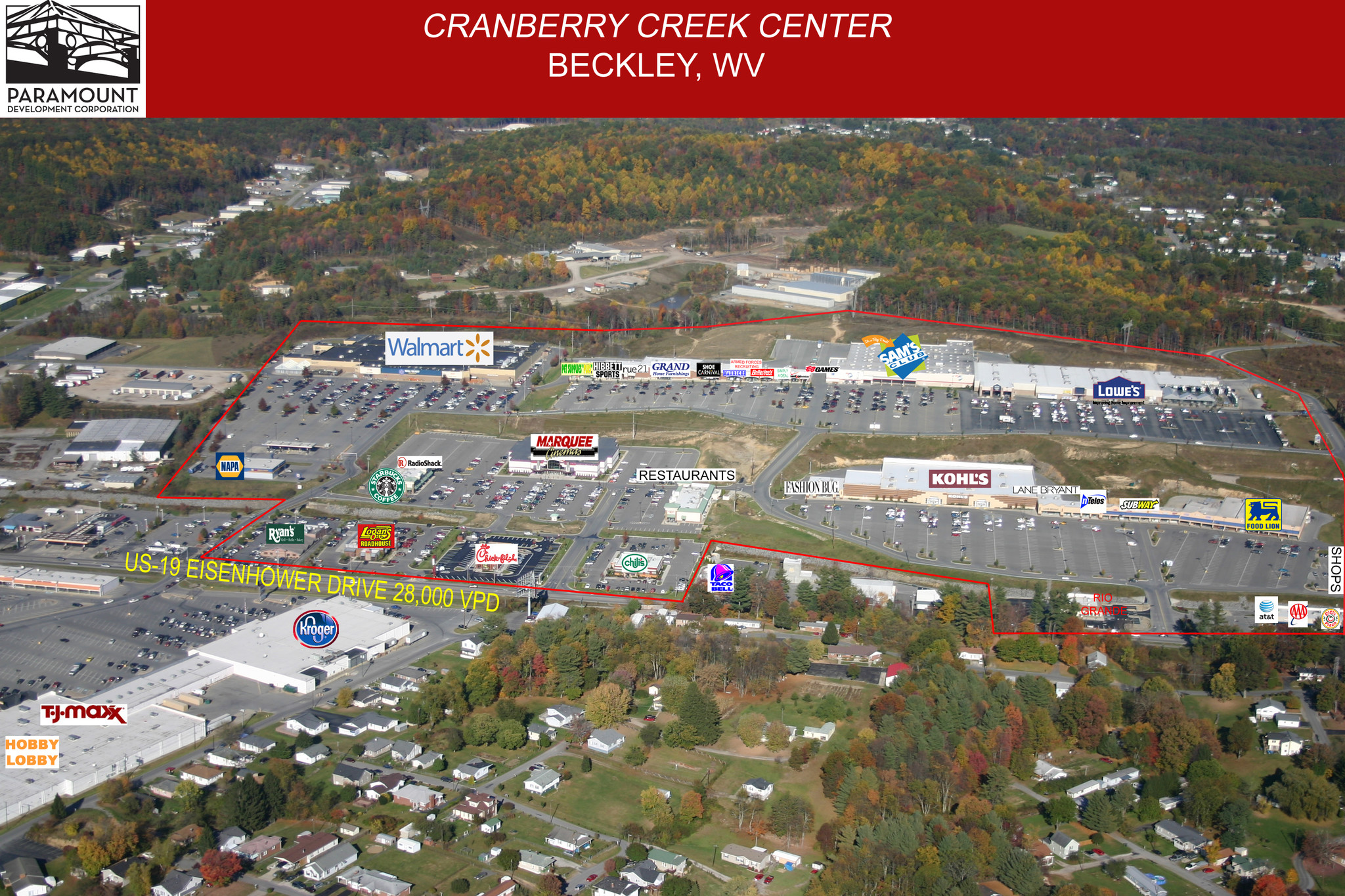 1048 N Eisenhower Dr, Beckley, WV 25801 Retail Space for Lease