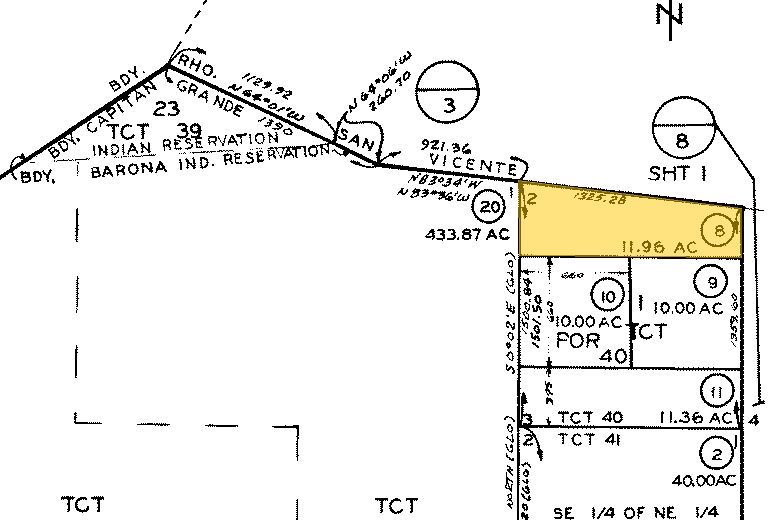 13919 Wildcat Canyon Rd, Lakeside, CA for sale - Plat Map - Image 1 of 1