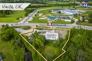 I-44 & Vinita Route 66 Commercial Property - Storefront