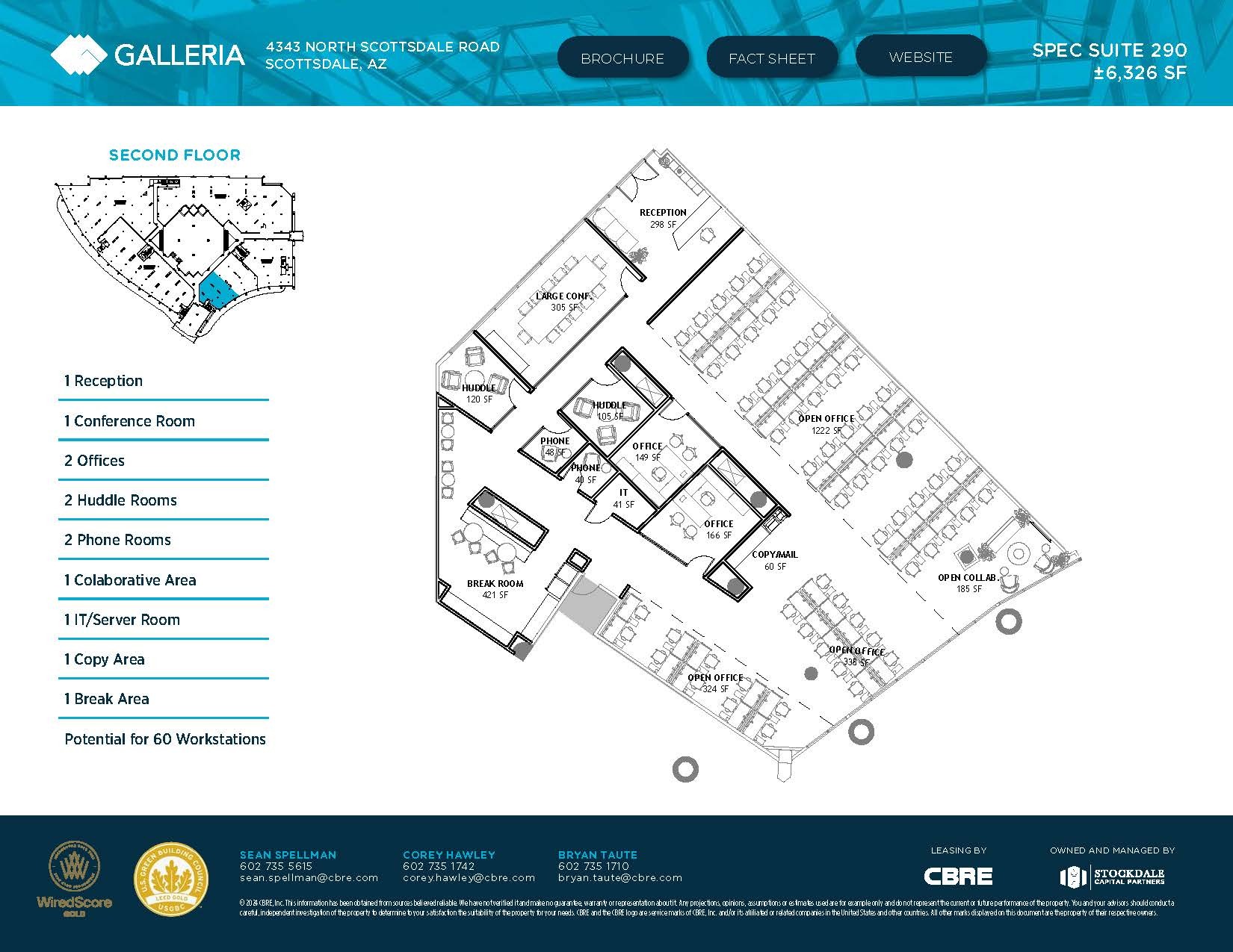 4343 N Scottsdale Rd, Scottsdale, AZ for lease Floor Plan- Image 1 of 1