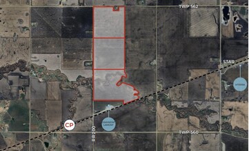 200 Twp 562, Star, AB - aerial  map view