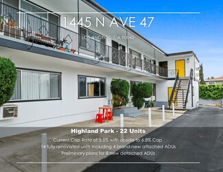 More details for 1445 N Avenue 47, Los Angeles, CA - Multifamily for Sale