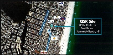 3587 New Jersey 35, Lavallette, NJ - Aerial map view