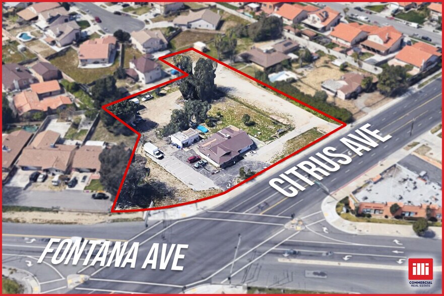 NWC of Citrus & Fontana Ave, Fontana, CA 92335 Land for Sale