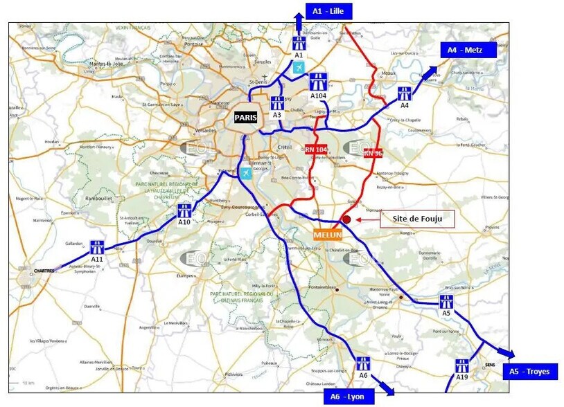 Industrial in Crisenoy for lease - Building Photo - Image 2 of 4