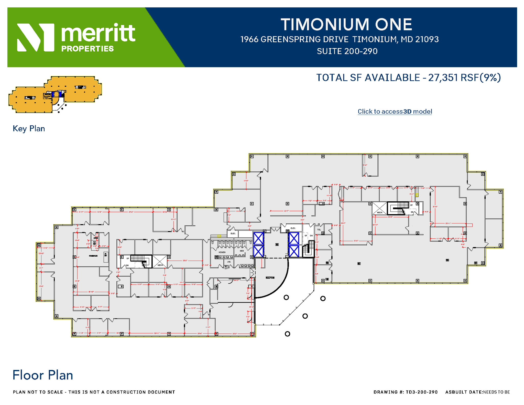 1966 Greenspring Dr, Timonium, MD for lease Floor Plan- Image 1 of 1