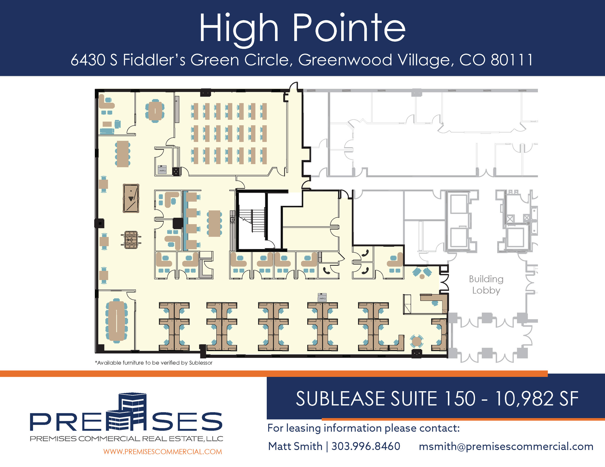 6430 S Fiddlers Green Cir, Greenwood Village, CO for lease Floor Plan- Image 1 of 26