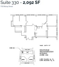 733 Bishop St, Honolulu, HI for lease Floor Plan- Image 1 of 1