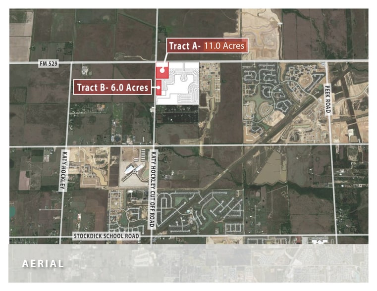 FM 529 at Katy Hockley Cut-Off Road, Katy, TX for sale - Aerial - Image 1 of 2