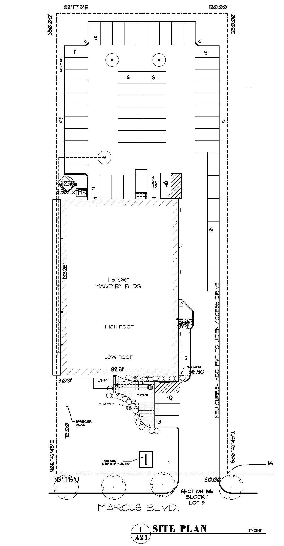 205 Marcus Blvd, Hauppauge, NY for lease Site Plan- Image 1 of 2