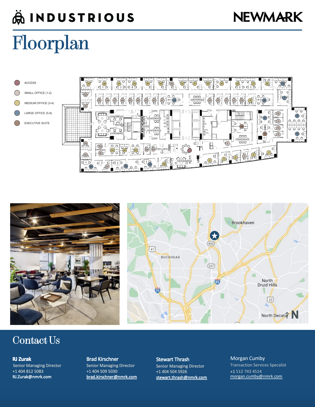 3424 Peachtree Rd NE, Atlanta, GA for lease Floor Plan- Image 1 of 9