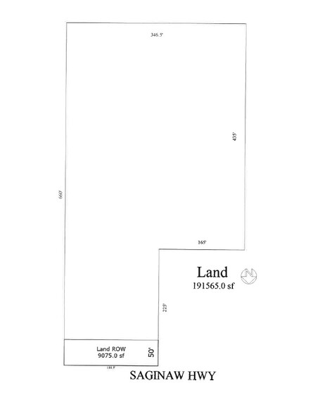 1032 E Saginaw Hwy, Grand Ledge, MI for sale - Plat Map - Image 2 of 2