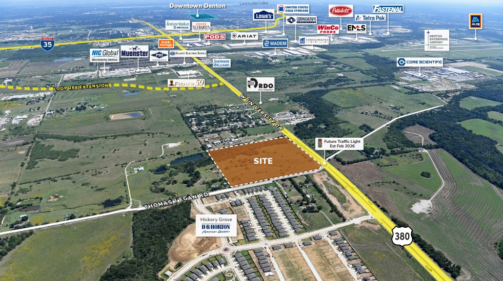 NEC Thomas J Egan Rd & US 380, Denton, TX for sale - Building Photo - Image 1 of 4