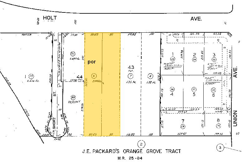 1986 W Holt Ave, Pomona, CA for sale - Plat Map - Image 2 of 3