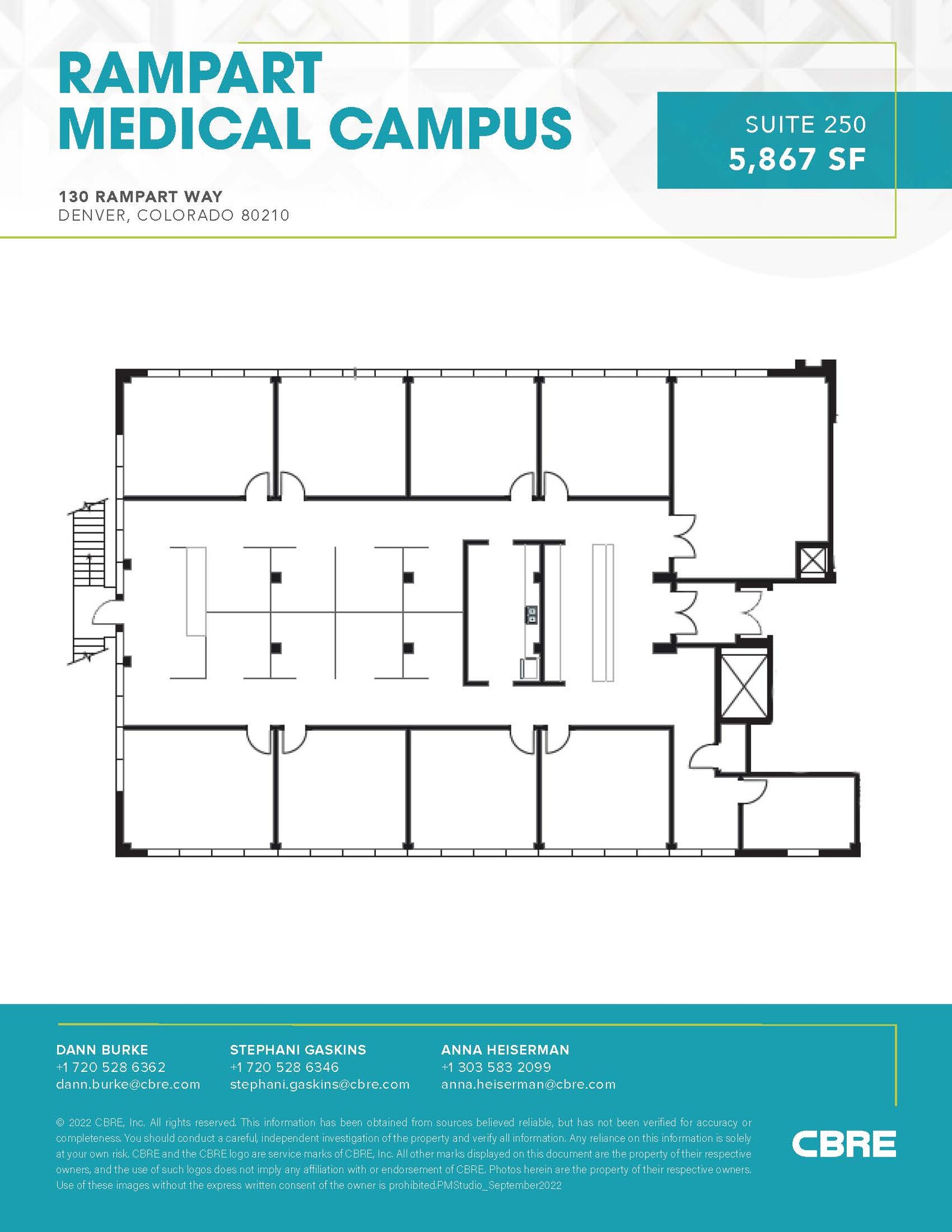 125 Rampart Way, Denver, CO for lease Floor Plan- Image 1 of 1