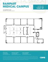 125 Rampart Way, Denver, CO for lease Floor Plan- Image 1 of 1