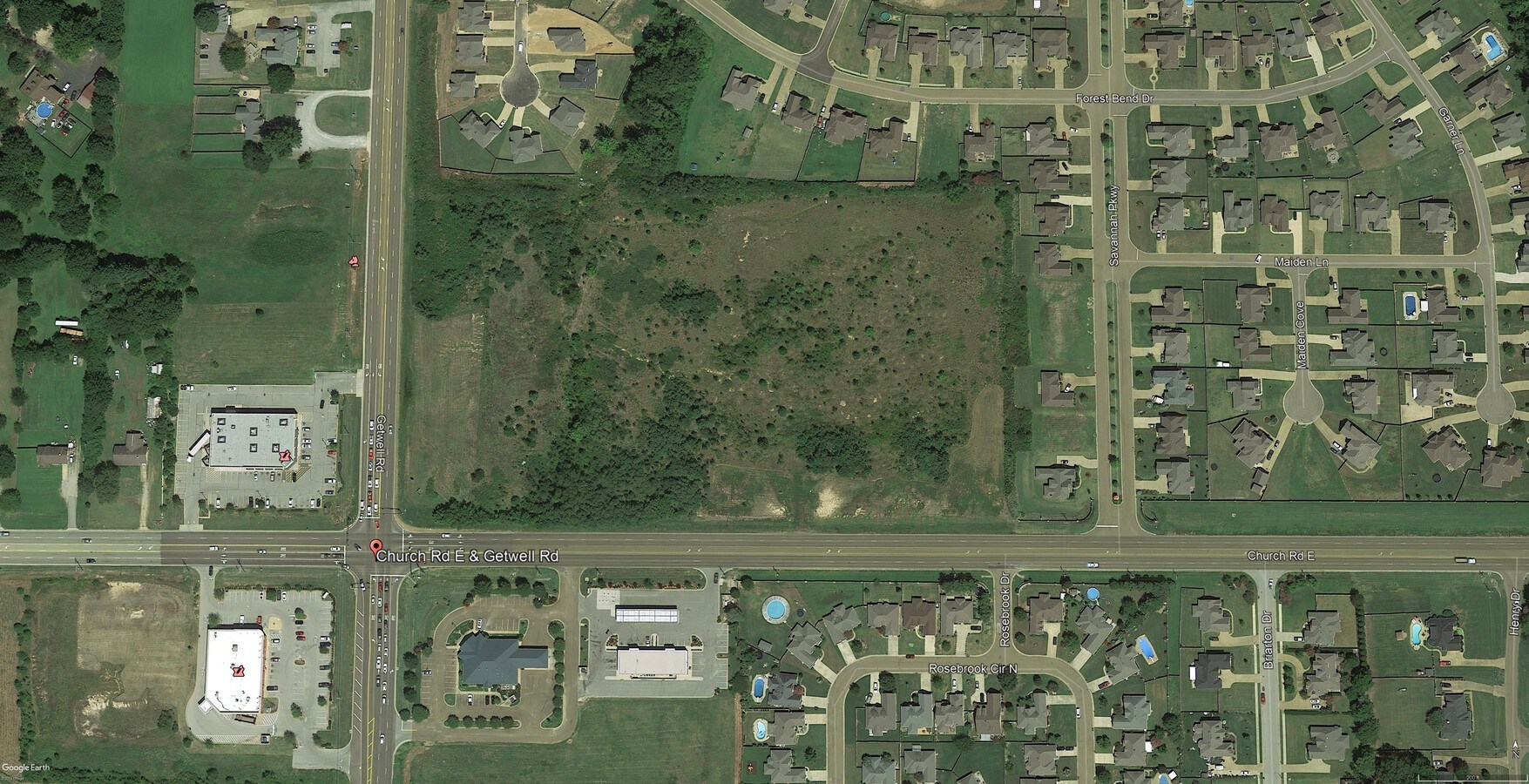 Church Rd & Getwell Rd, Southaven, MS 38672