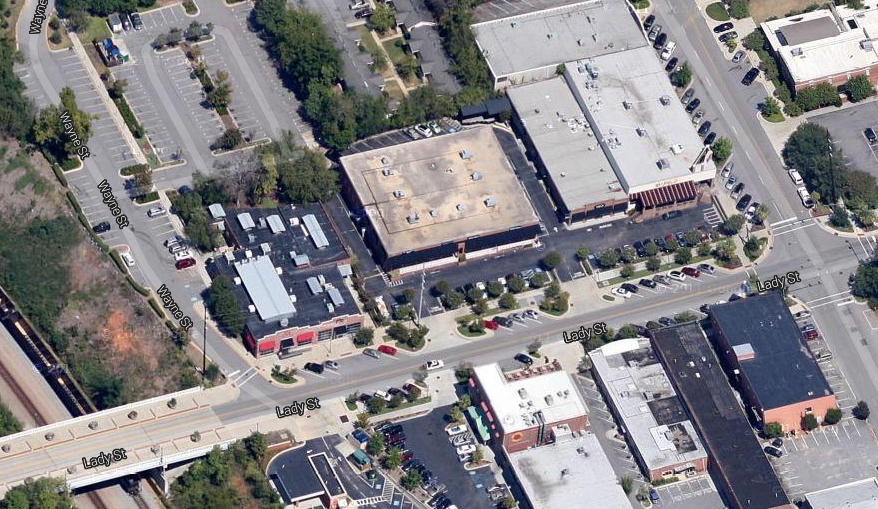 701 Lady St, Columbia, SC for lease - Aerial - Image 3 of 4