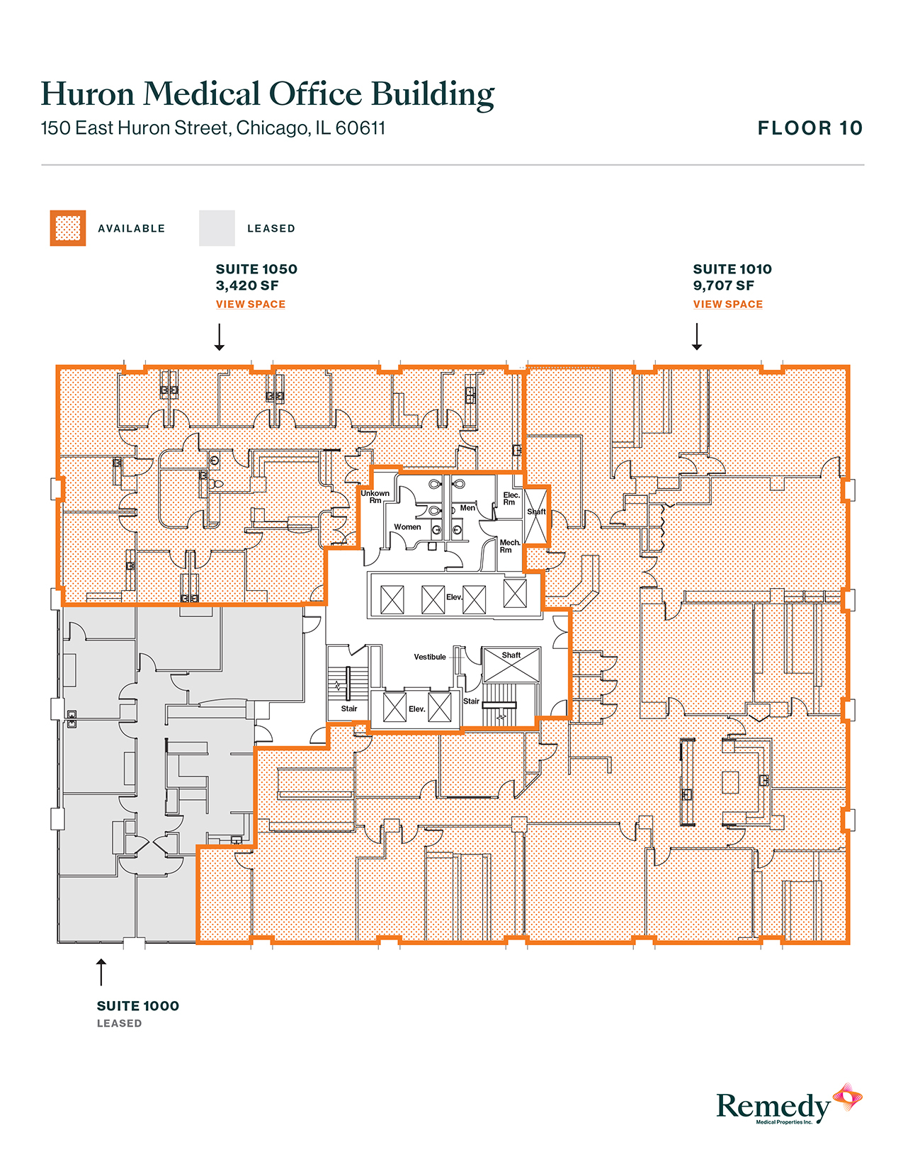 150 E Huron St, Chicago, IL for lease Floor Plan- Image 1 of 6