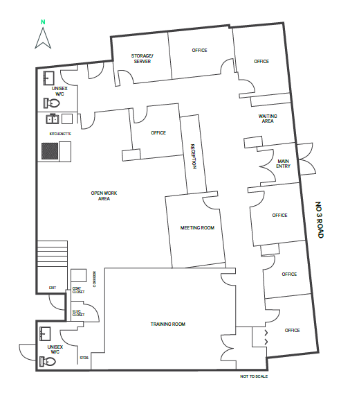 5911 No 3 Rd, Richmond, BC for lease - Floor Plan - Image 2 of 2