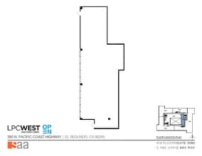 300 N Pacific Coast Hwy, El Segundo, CA for lease Floor Plan- Image 1 of 1