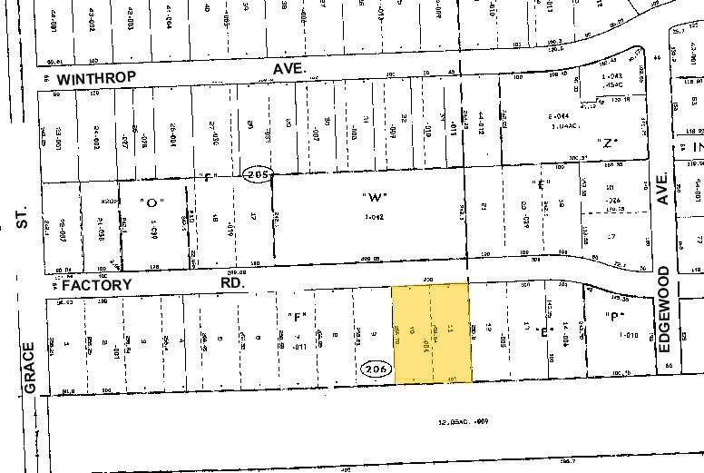 625 Factory Rd, Addison, IL for sale - Plat Map - Image 1 of 1