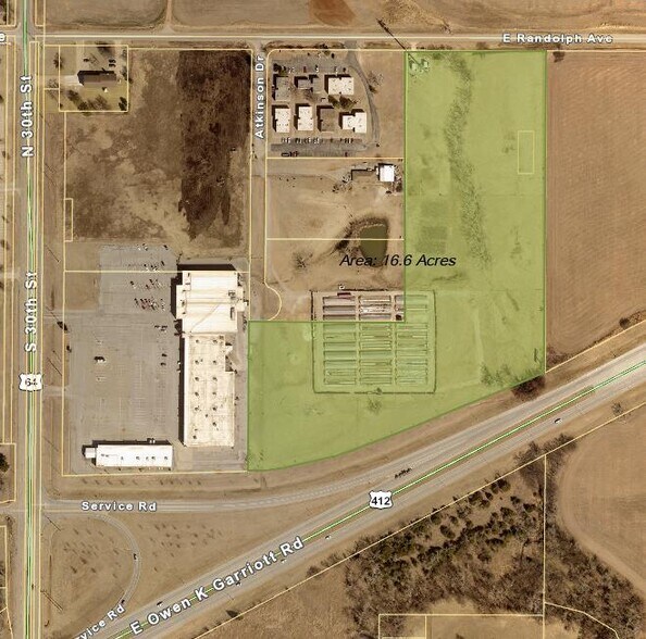 3223 E Randolph Ave, Enid, OK for sale - Aerial - Image 2 of 2