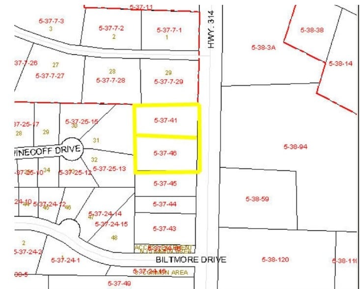 288 Hwy 314, Fayetteville, GA for lease - Plat Map - Image 3 of 16