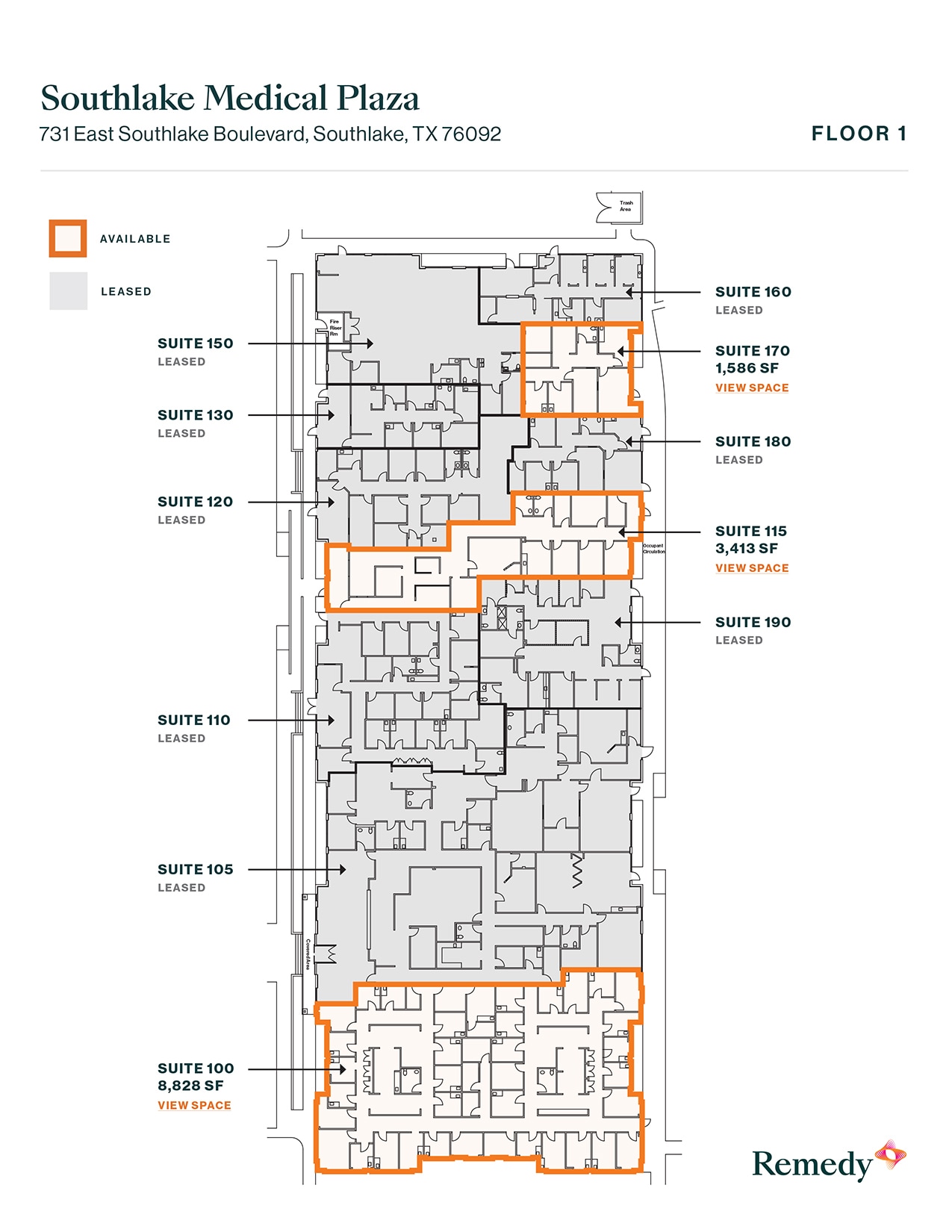 731 E Southlake Blvd, Southlake, TX for lease Floor Plan- Image 1 of 1