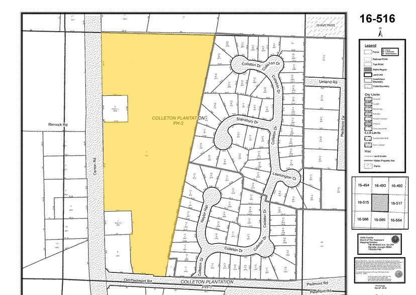 2872-3000 Canton Hwy, Marietta, GA for lease - Plat Map - Image 2 of 17