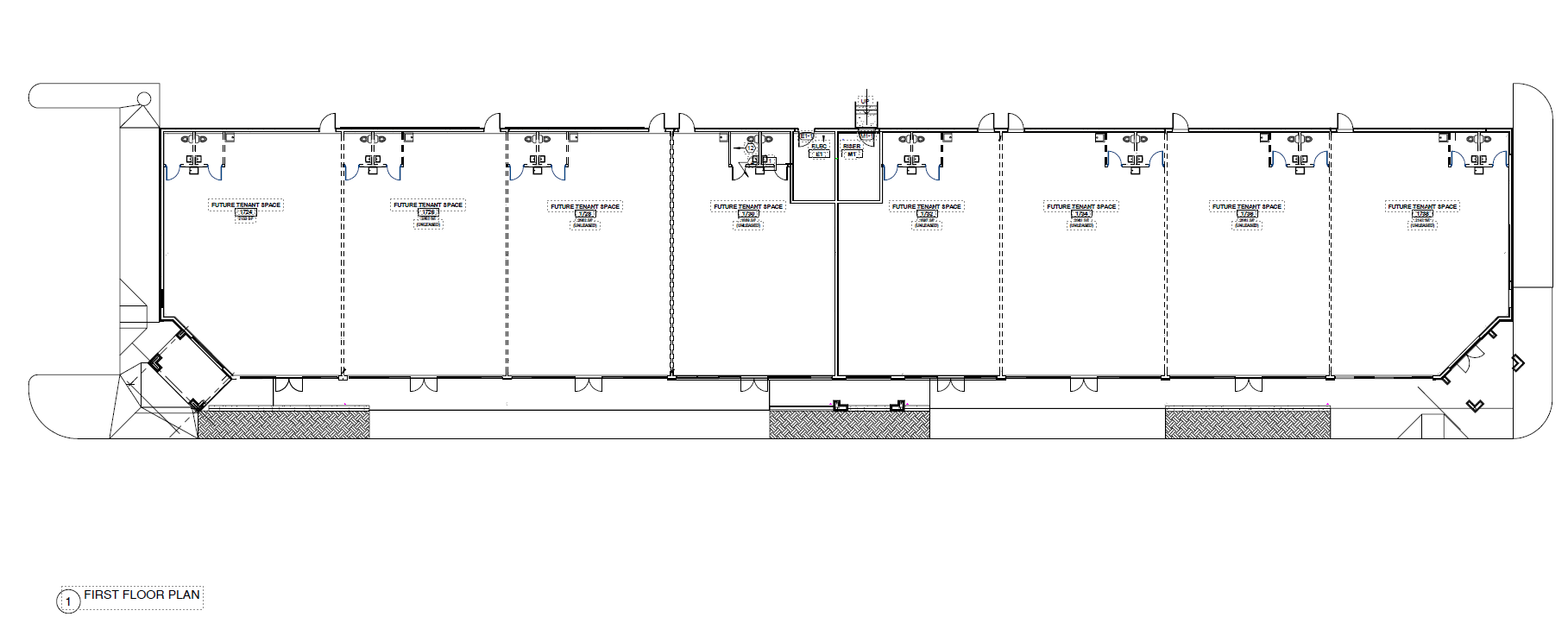 1724-1738 Pulaski, Bear, DE for lease Floor Plan- Image 1 of 1