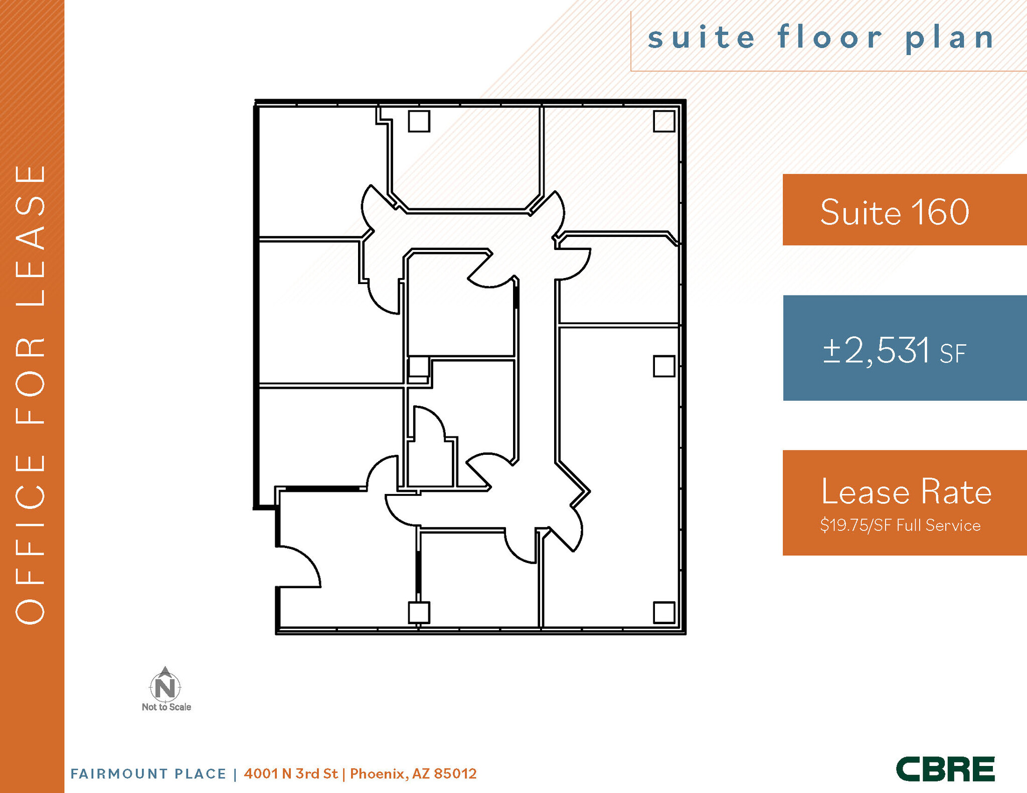 4001 N 3rd St, Phoenix, AZ for lease Floor Plan- Image 1 of 1